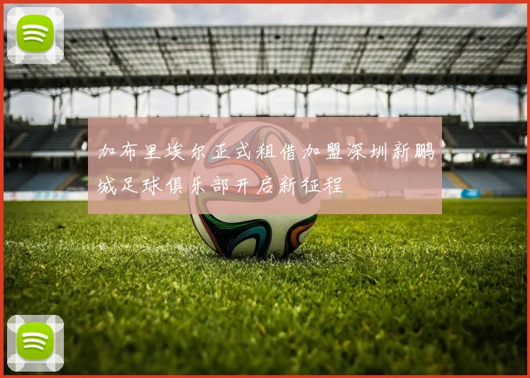 加布里埃尔正式租借加盟深圳新鹏城足球俱乐部开启新征程